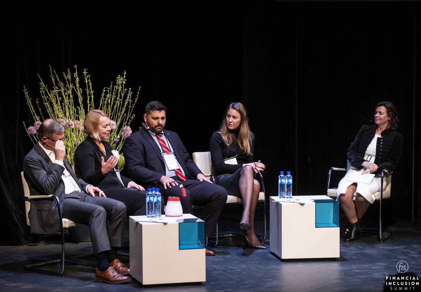 Thea Sommerseth in a panel conversation on financial inclusion